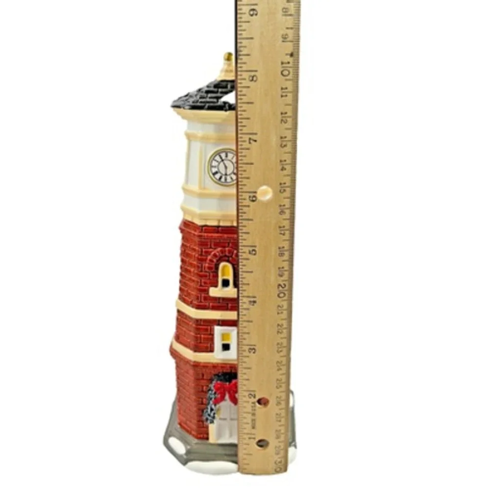 Dept 56 SNOW VILLAGE CLOCK TOWER 35th Anniversary Retired #4020221 Box‎ Read